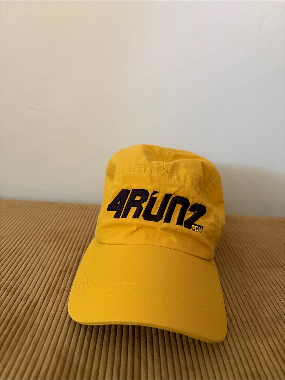 Yellow 4RUN2 Embroidered Logo Cap
